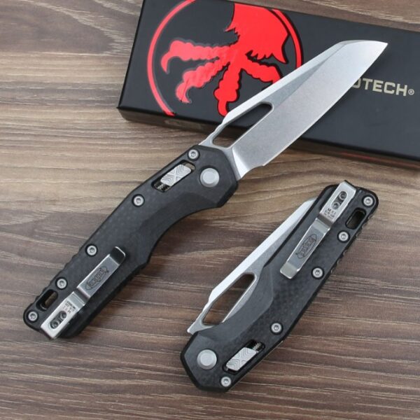 Microtech MSI Folding Knife – Carbon Fiber Handle