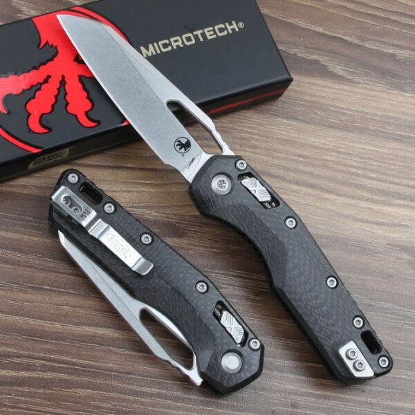 Microtech MSI Folding Knife – Carbon Fiber Handle