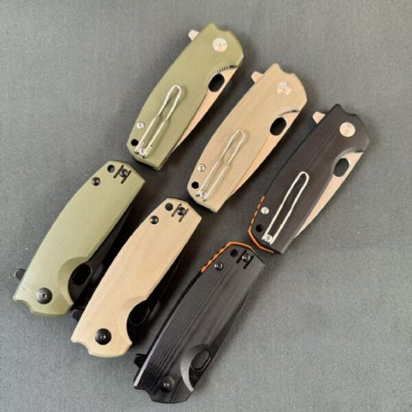 FOX FX 604 Folding Knife – G 10 Handle, Stonewashed Blade