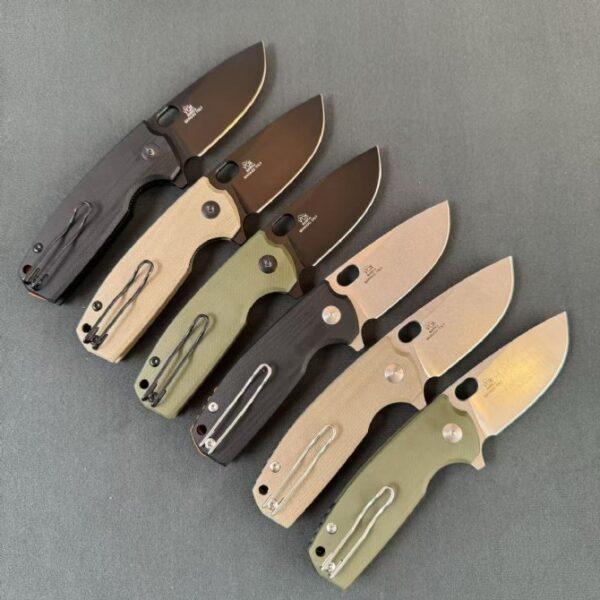 FOX FX 604 Folding Knife – G 10 Handle, Stonewashed Blade (8)