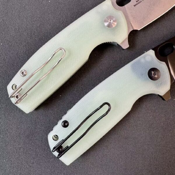 Fox Knives FX 604 Folding Knife – Jade G10 Handle (6)