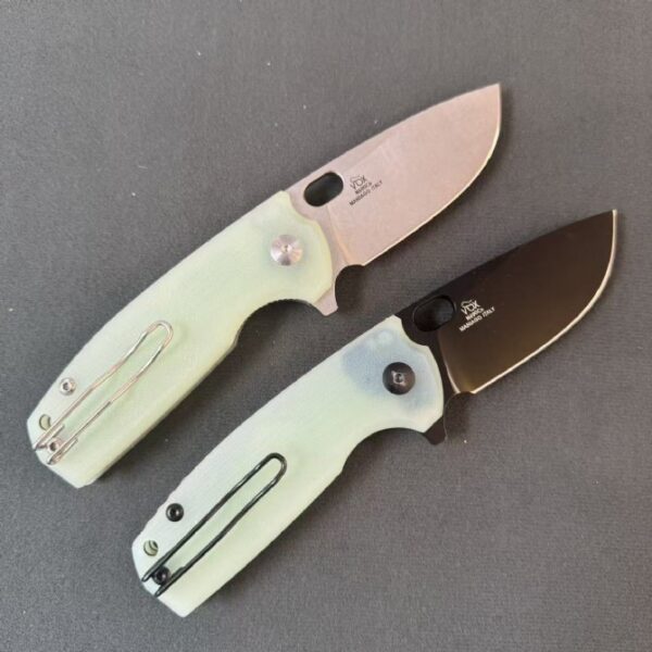 Fox Knives FX 604 Folding Knife – Jade G10 Handle (8)