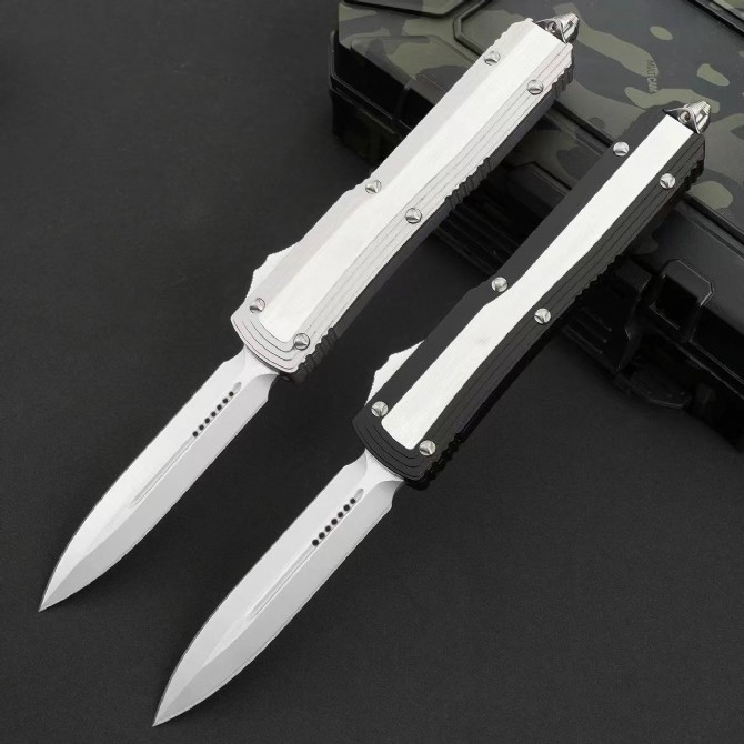 Microtech Dirac Delta OTF Automatic Knife Dual Front View
