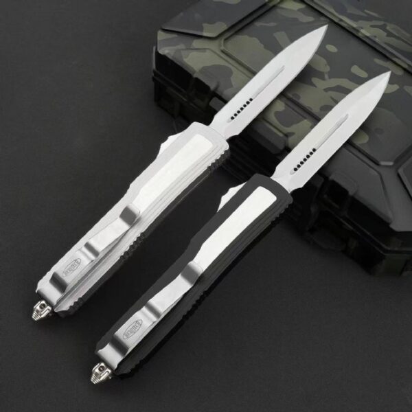 Microtech Dirac Delta OTF Automatic Knife Dual Rear View