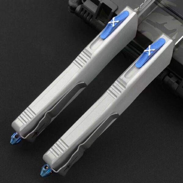 Microtech Ultratech OTF Knife Retracted Side View