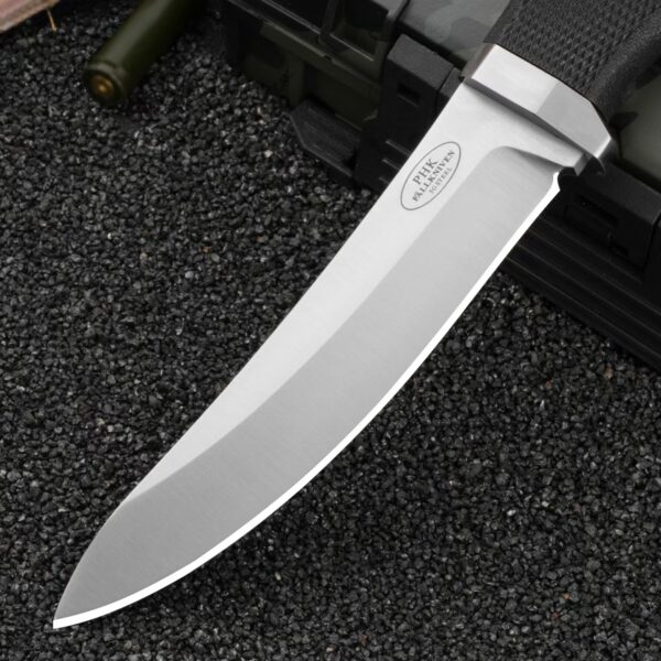 Fallkniven phk professional hunter fixed blade knife blade detail