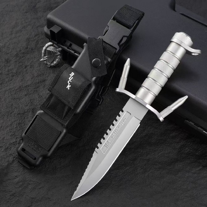 Buck 184 Buckmaster Survival Knife12