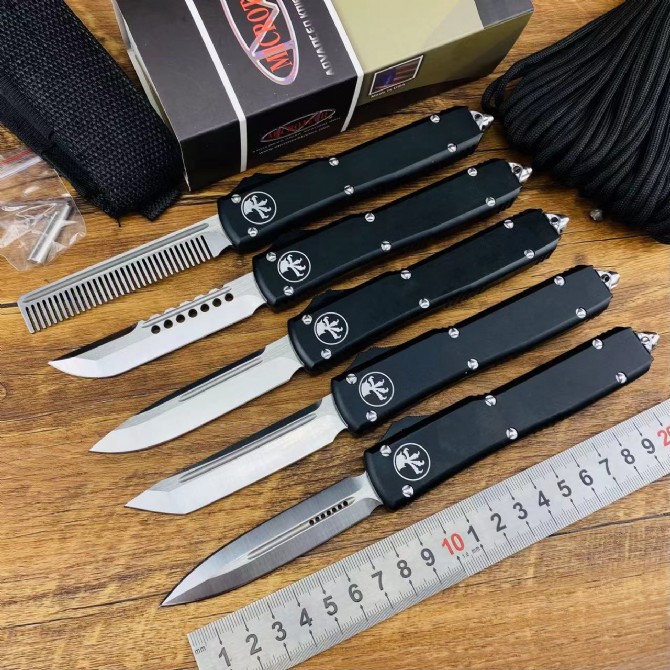 Microtech UT85 OTF Knife – Black Handle9