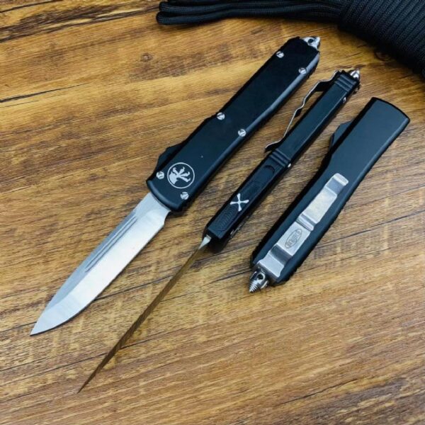 Microtech UT85 OTF Knife – Black Handle1