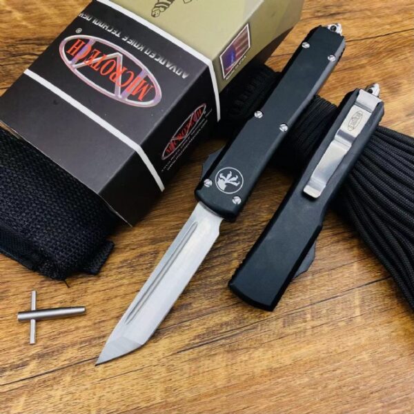 Microtech UT85 OTF Knife – Black Handle5