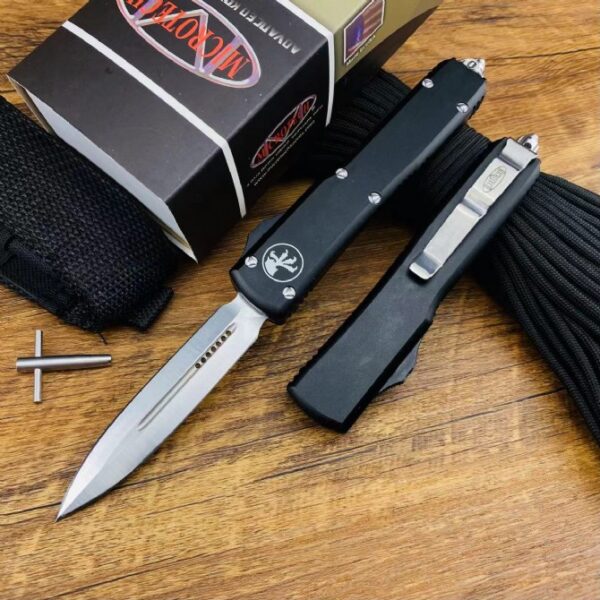 Microtech UT85 OTF Knife – Black Handle7