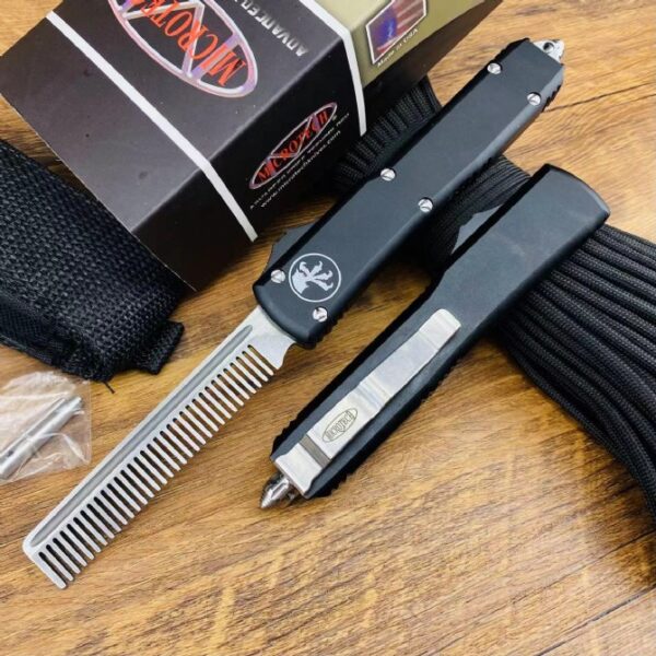 Microtech UT85 OTF Knife – Black Handle8