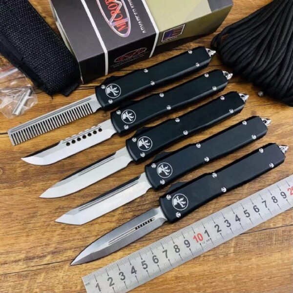 Microtech UT85 OTF Knife – Black Handle9