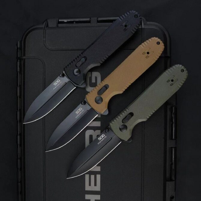 SOG Pentagon XR Tactical EDC Folding Kni8