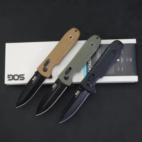 SOG Pentagon XR Tactical EDC Folding Kni9